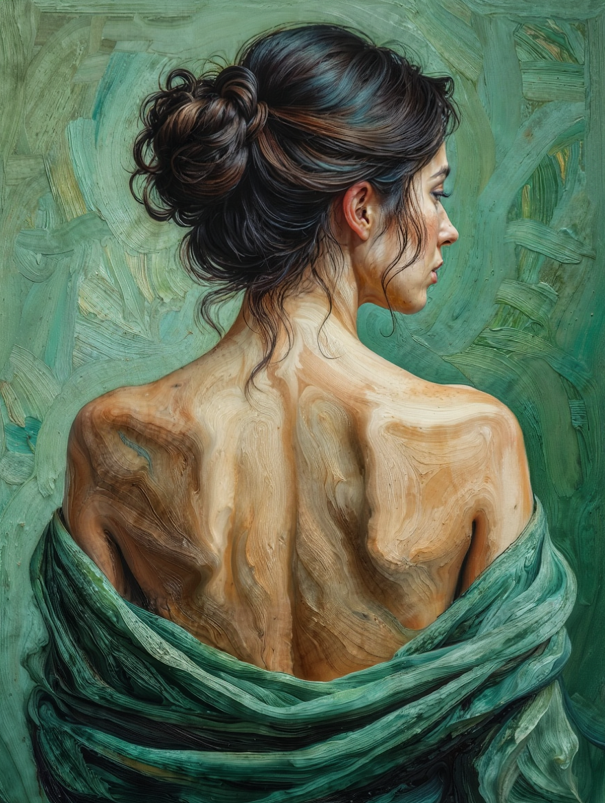 Elegant Portrait - Premium Canvas Art Print