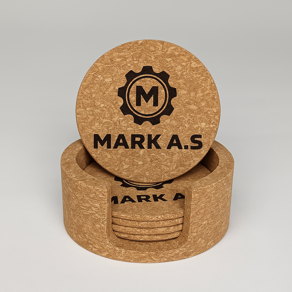 Cork Coasters with Custom Laser Engraving