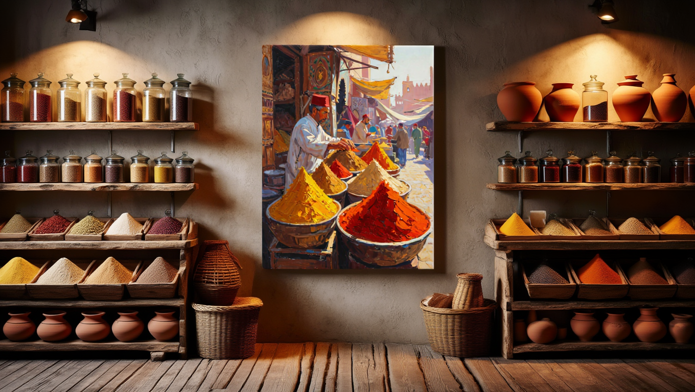 Premium Giclée Art Print (Paper or Canvas) - Marrakech Spice