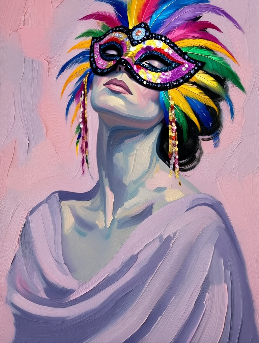 Elegant Portrait Canvas Print - MITUGONI ART Elegant Collection