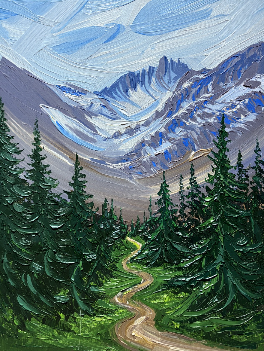 Elegant Portrait Canvas Print - MITUGONI ART Elegant Collection