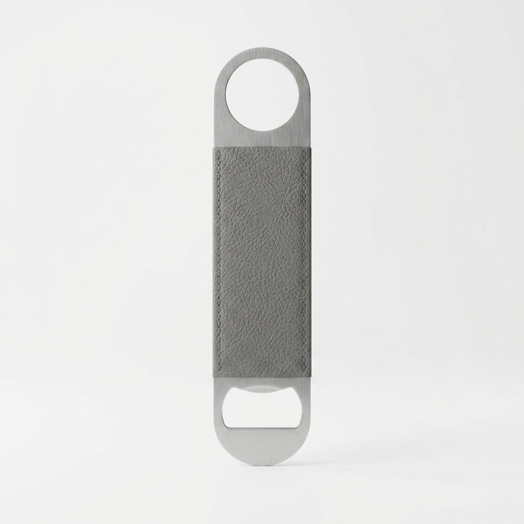 Personalized Faux-Leather Wrapped Bar Bottle Opener