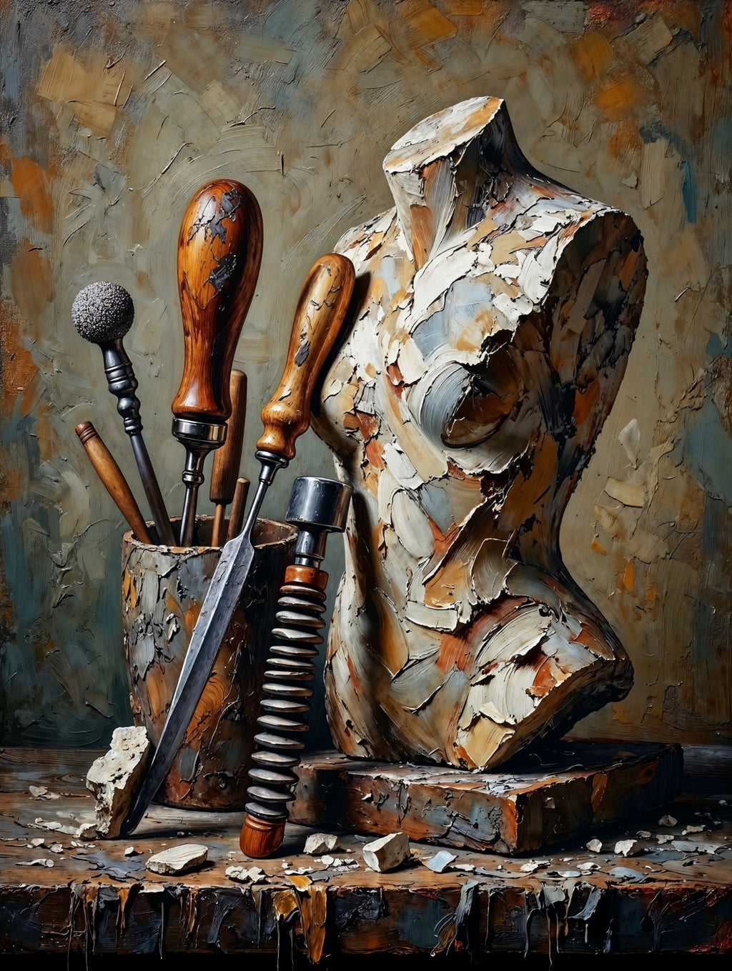 The Artist's Workshop - A Masterpiece of Creative Devotion