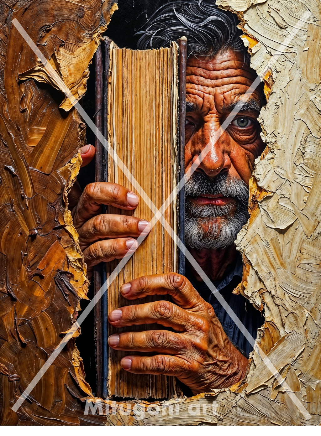 Premium Giclée Art Print (Paper or Canvas) - Ancient Bookbinder