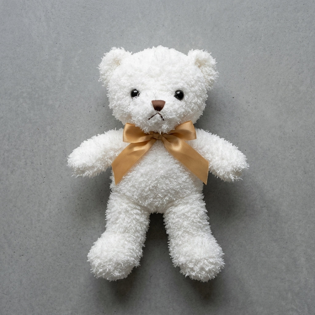 Ultra Soft Classic Teddy Bear with Satin Ribbon