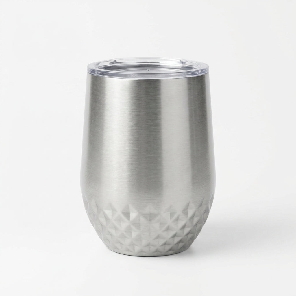 Personalized Stainless Steel Lowball Tumbler with Lid