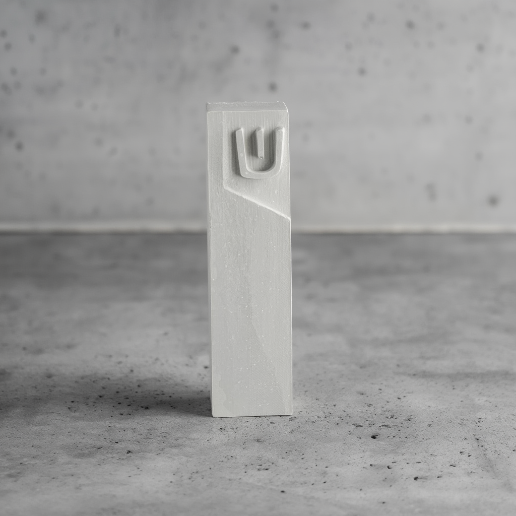 Minimalist Concrete Mezuzah