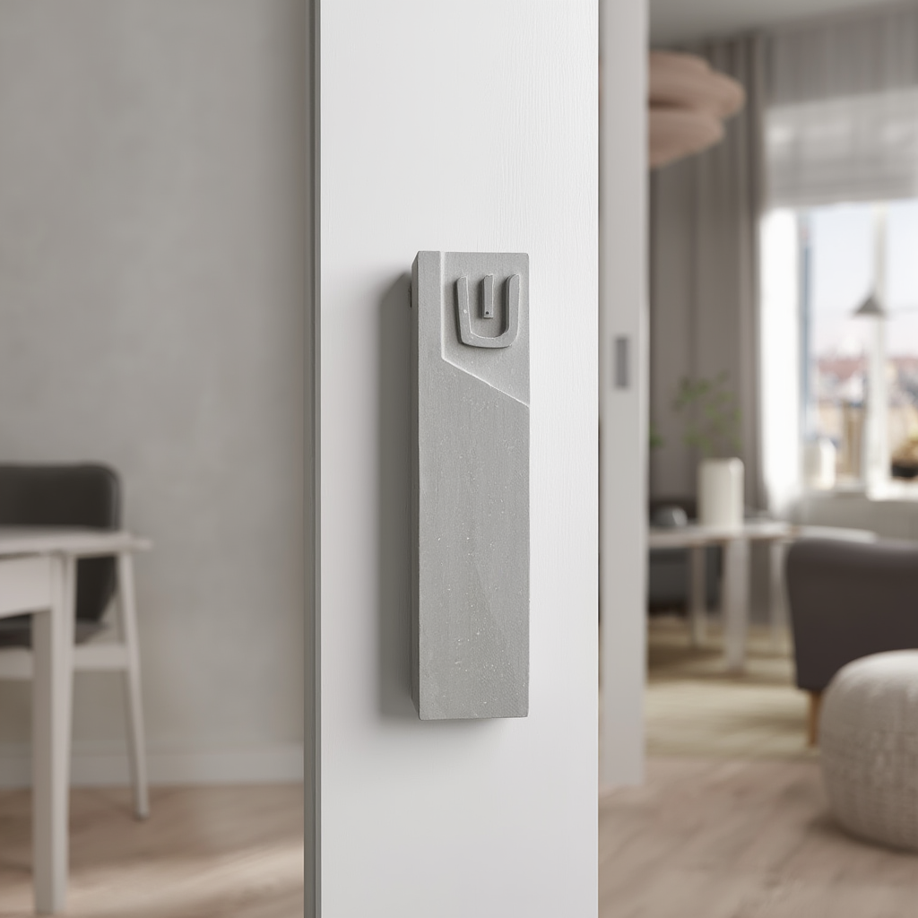 Minimalist Concrete Mezuzah
