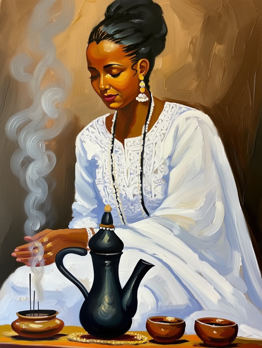 Elegant Portrait Canvas Print - MITUGONI ART Elegant Collection