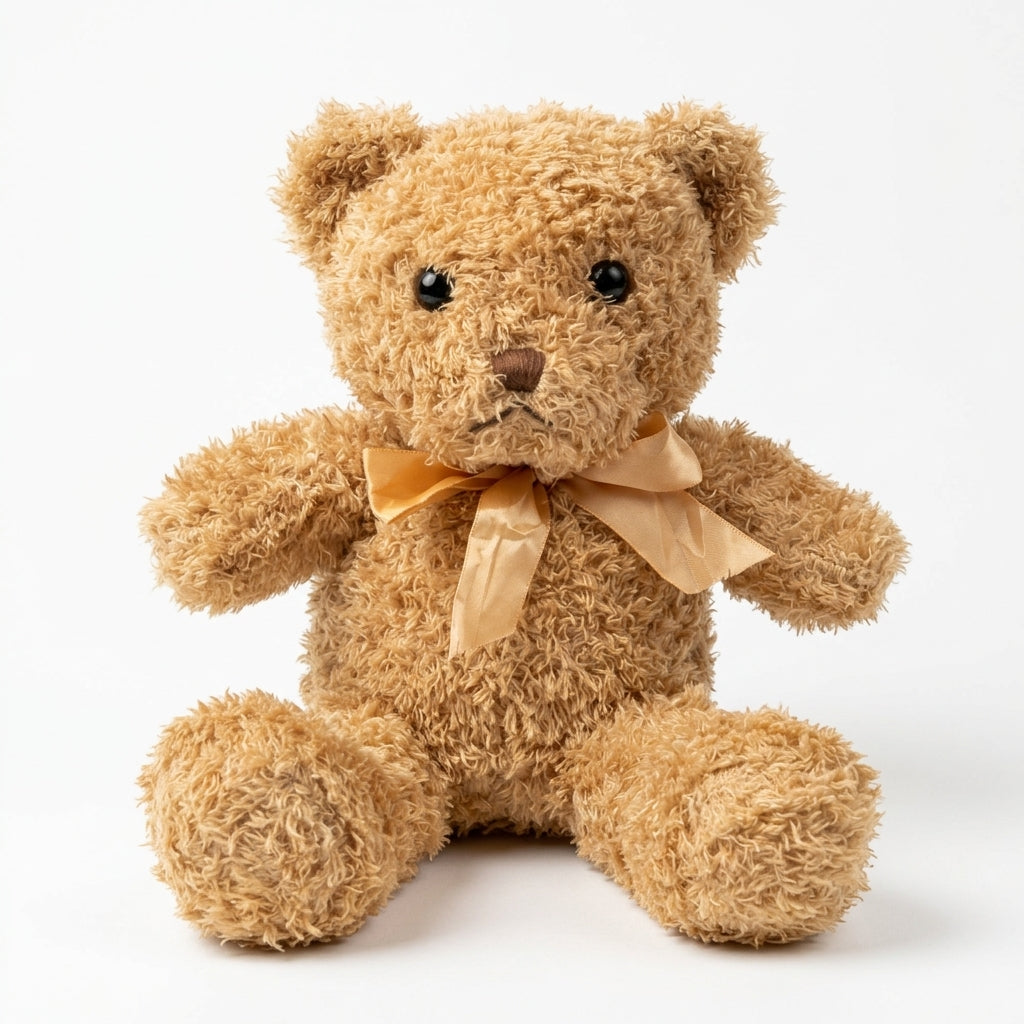 Ultra Soft Classic Teddy Bear with Satin Ribbon