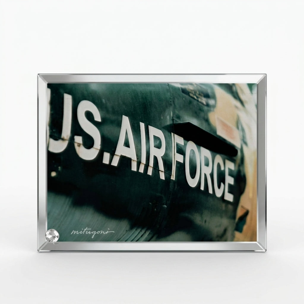 Premium Custom Sublimation Glass Plaque with Beveled Mirror Border