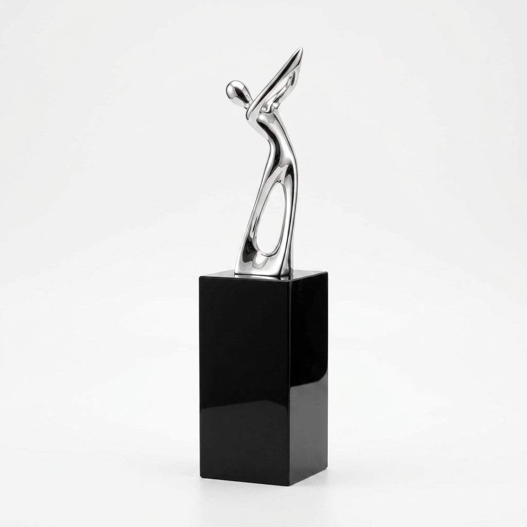 Premium Crystal Golf Ball Showcase Award
