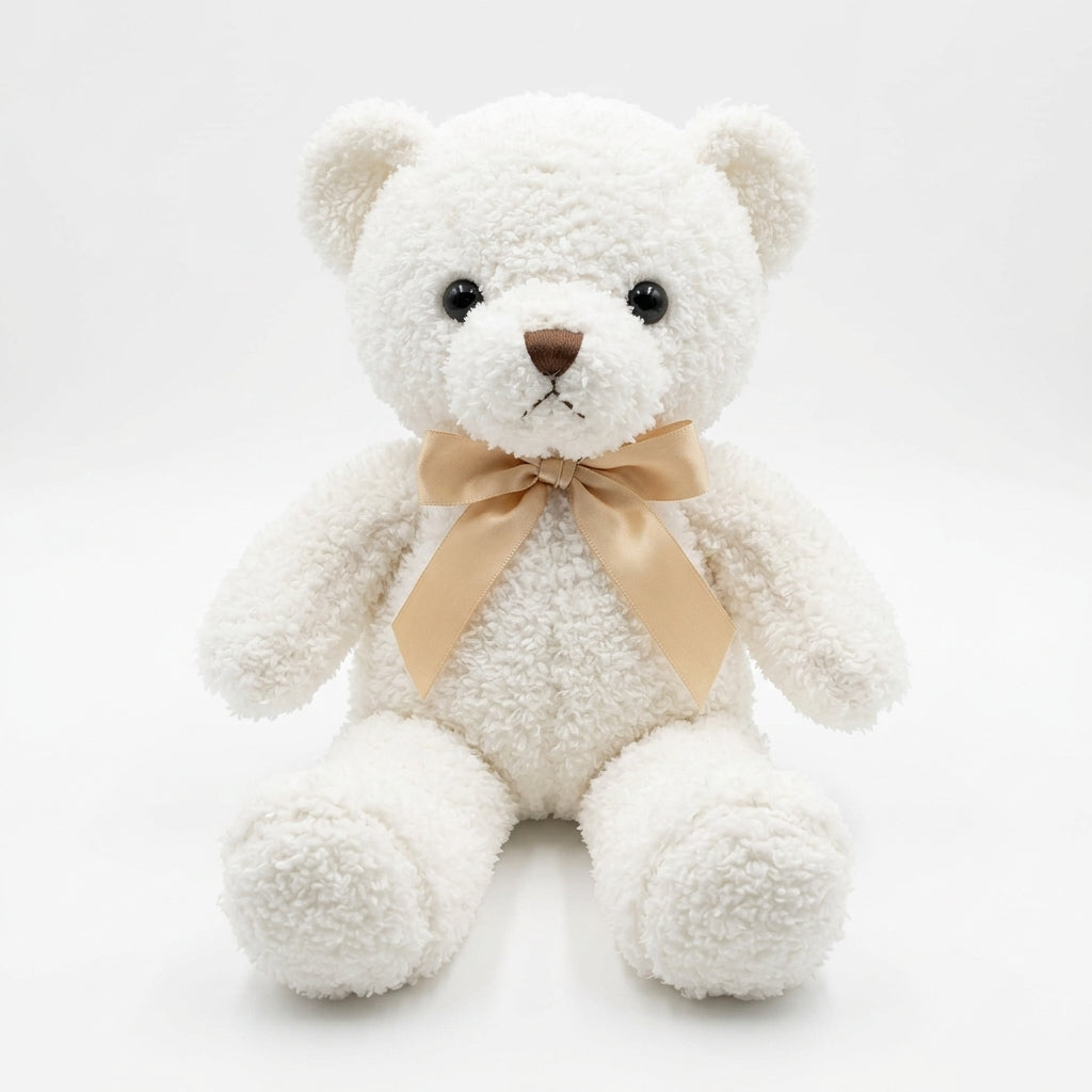 Ultra Soft Classic Teddy Bear with Satin Ribbon