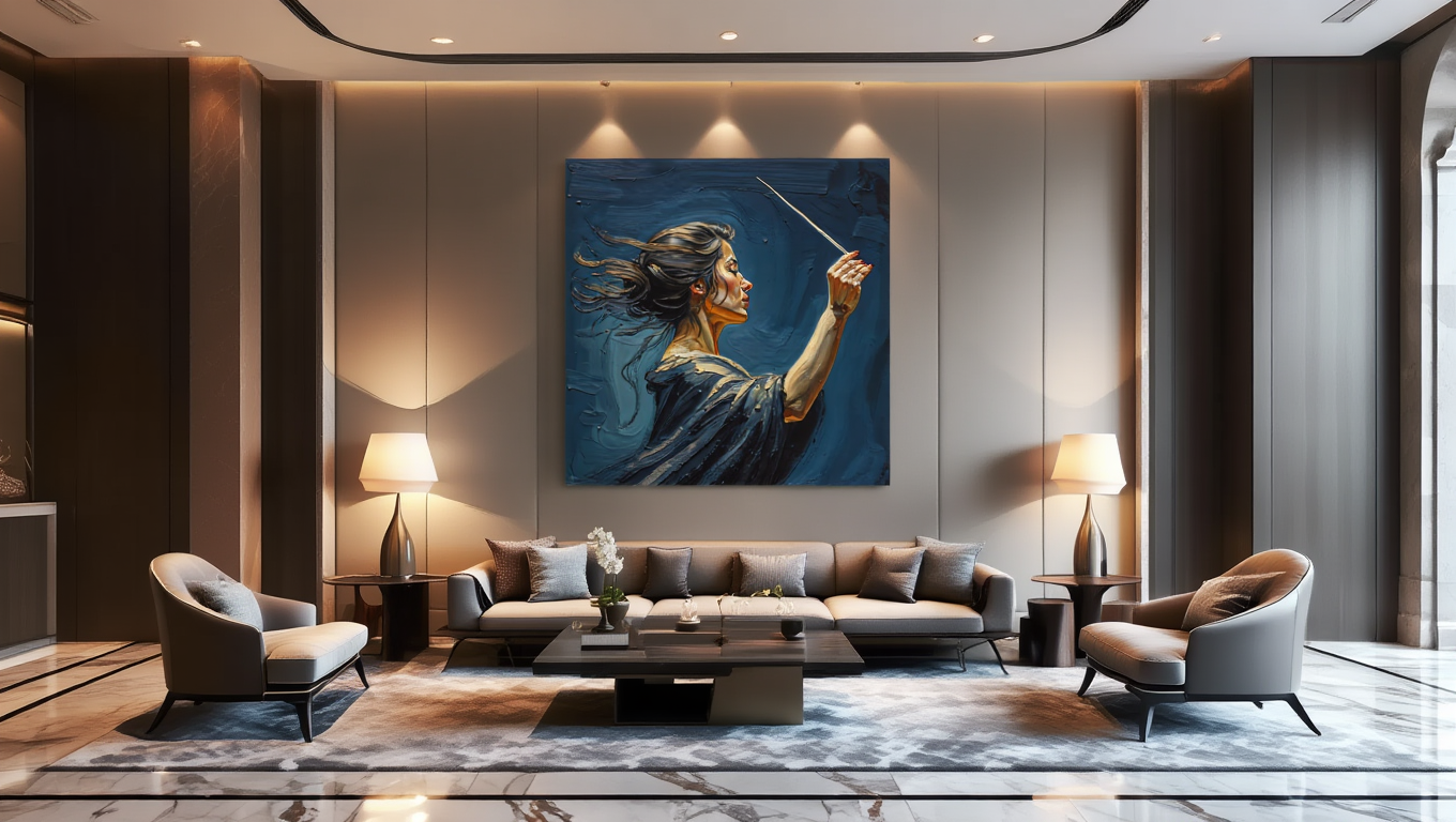 Premium Giclée Art Print (Paper or Canvas) - The Conductor