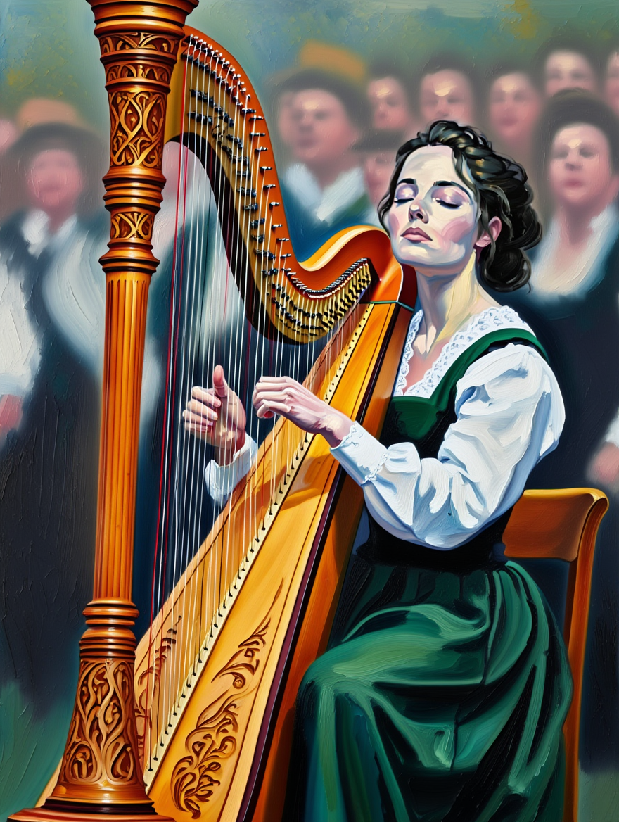 Elegant Portrait Canvas Print - MITUGONI ART Elegant Collection