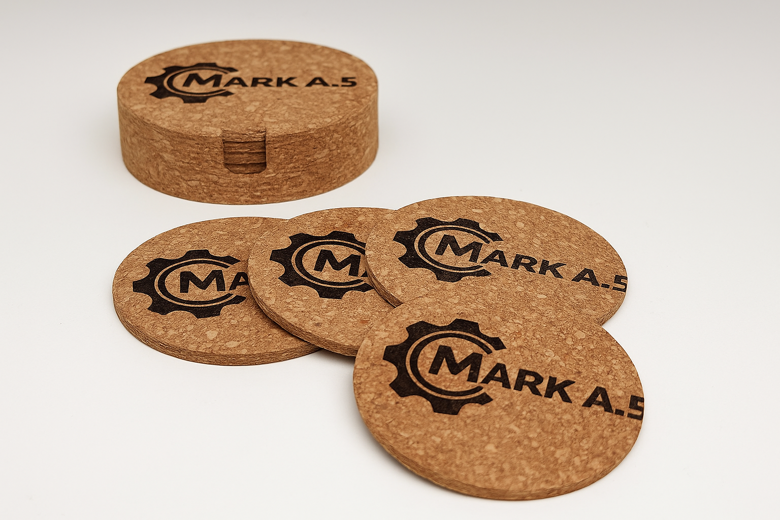 Cork Coasters with Custom Laser Engraving