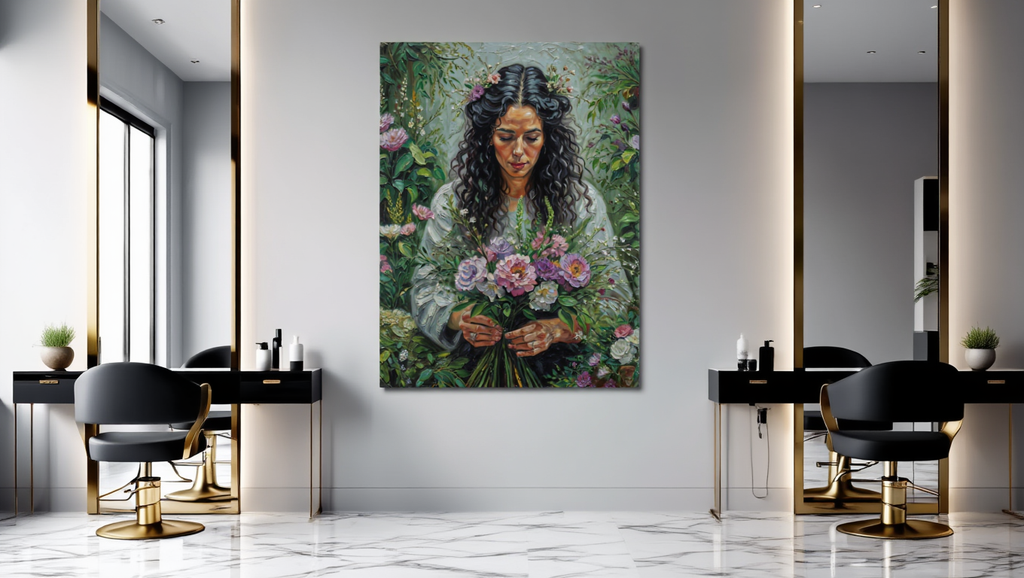 Premium Giclée Art Print (Paper or Canvas) - The Florist