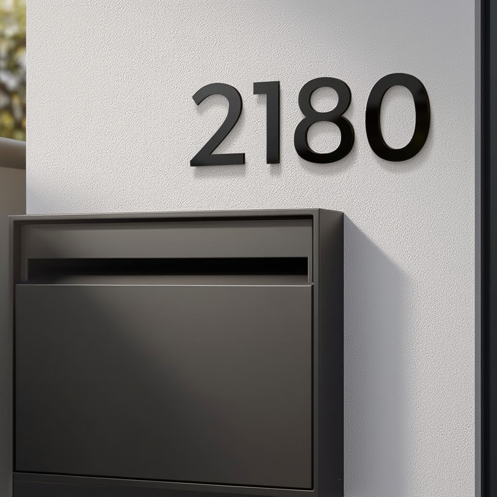 Laser Cut Acrylic House Numbers