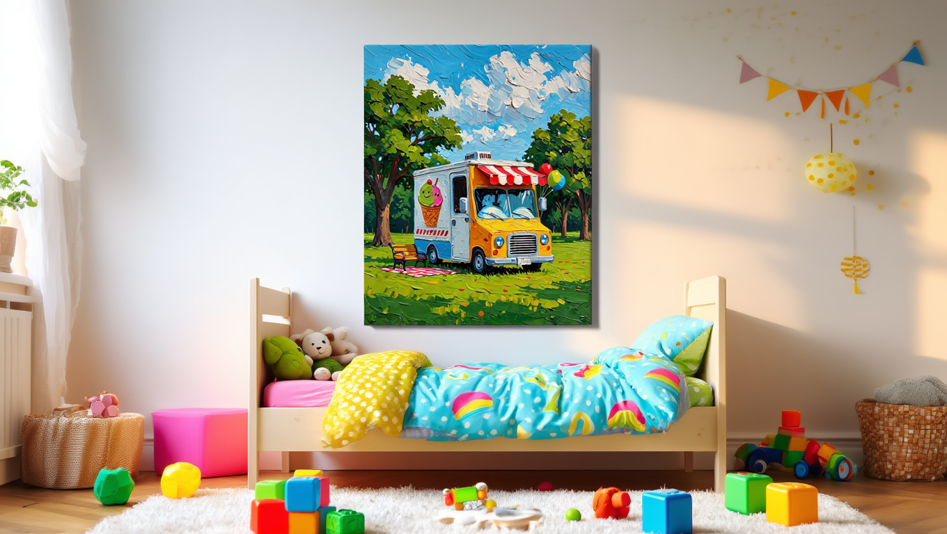 Sweet Treats Express - Premium Canvas Art Print