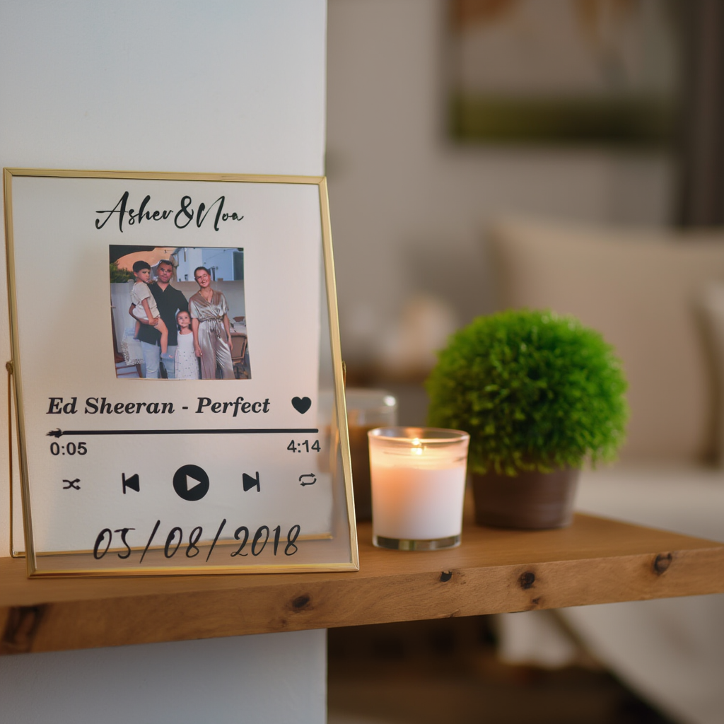 Custom Style Music Plaque - Personalized Gift