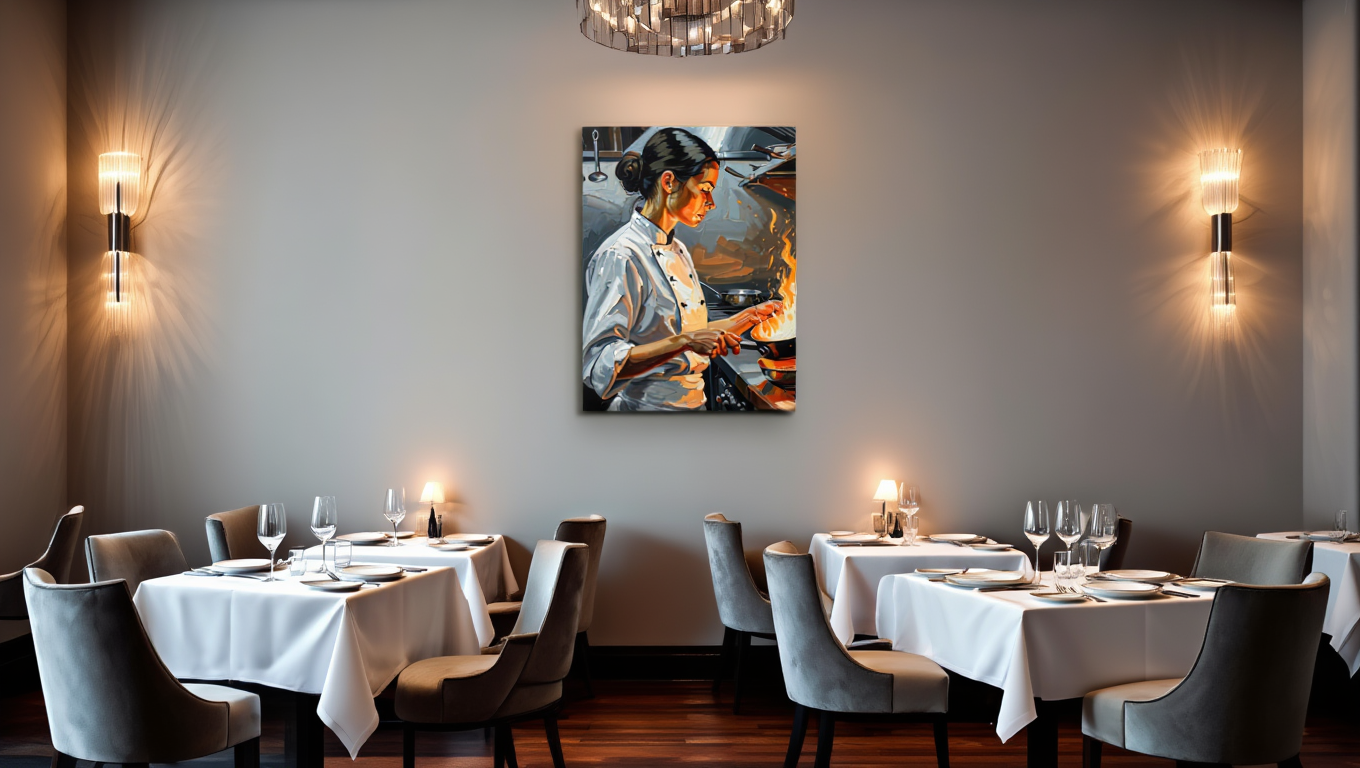 Premium Giclée Art Print (Paper or Canvas) - The Chef