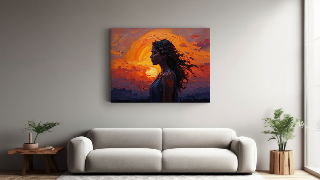 Premium Giclée Art Print (Paper or Canvas) - Sunset Silhouette