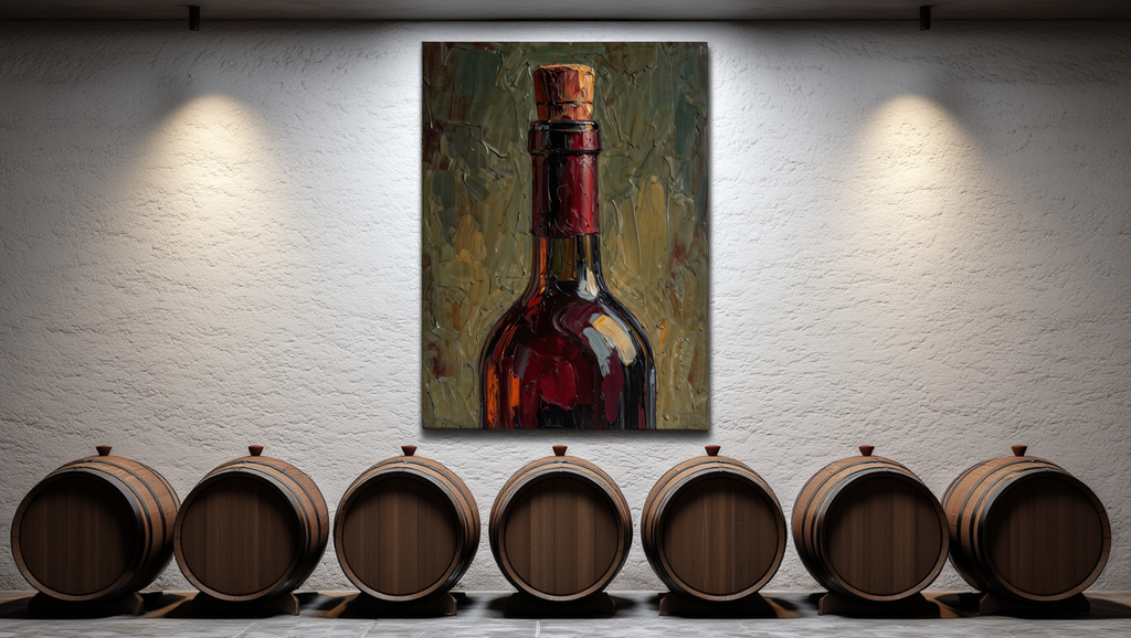 Premium Giclée Art Print (Paper or Canvas) - Vintage Wine Cellar