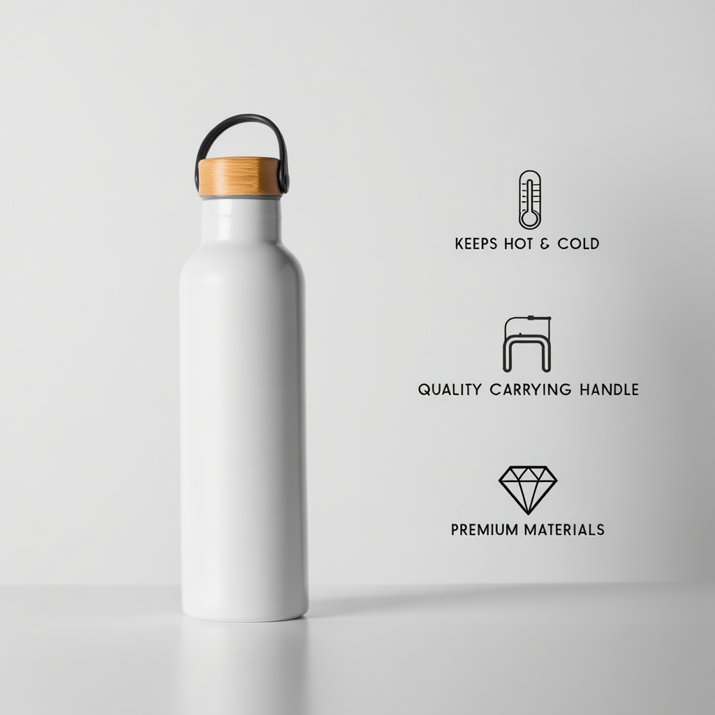 SWISS Metal Water Bottle with Custom Printing