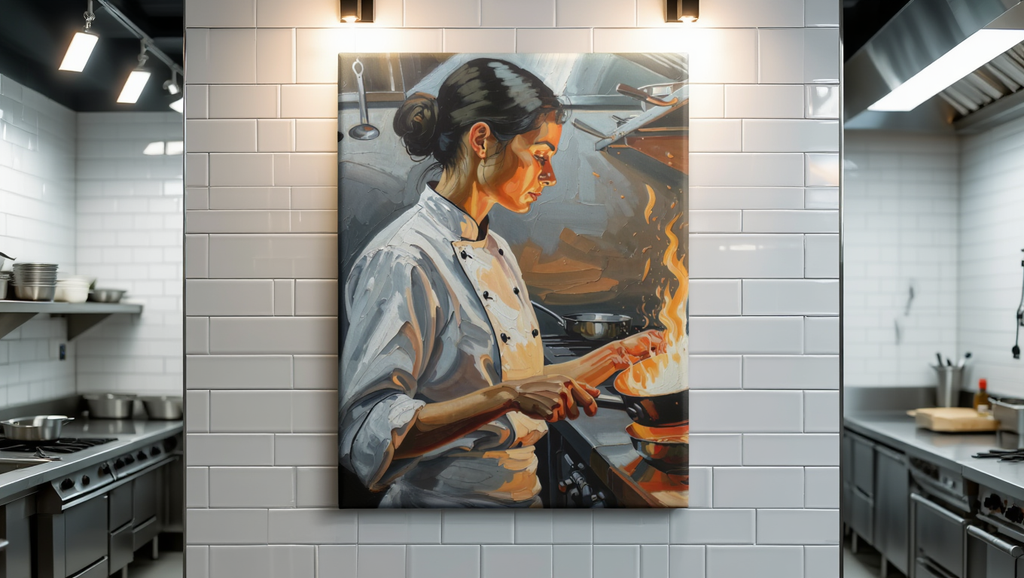 Premium Giclée Art Print (Paper or Canvas) - The Chef