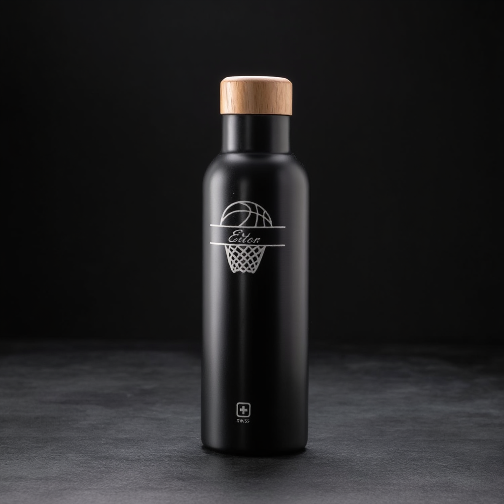 SWISS Metal Water Bottle with Custom Printing
