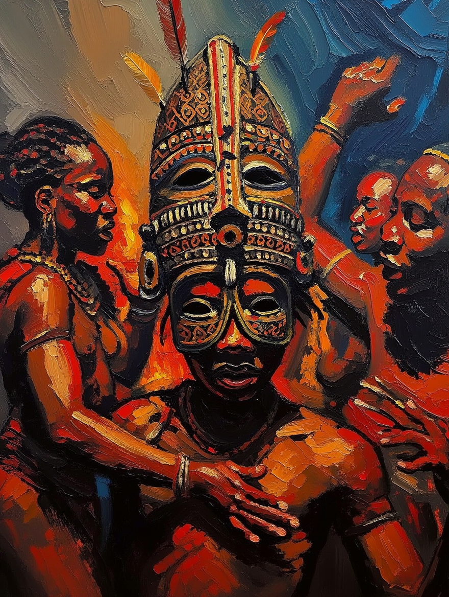 Elegant Portrait Canvas Print - MITUGONI ART Elegant Collection