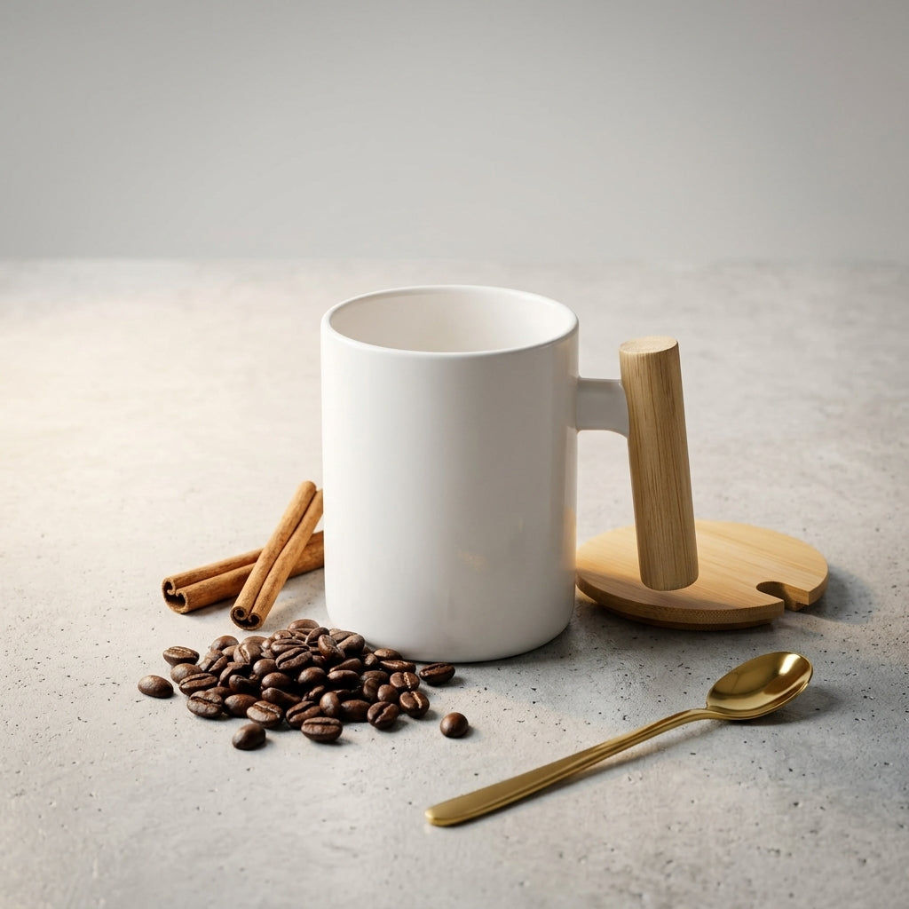 Personalized Ceramic Mug Gift Set – Premium Couple's Edition