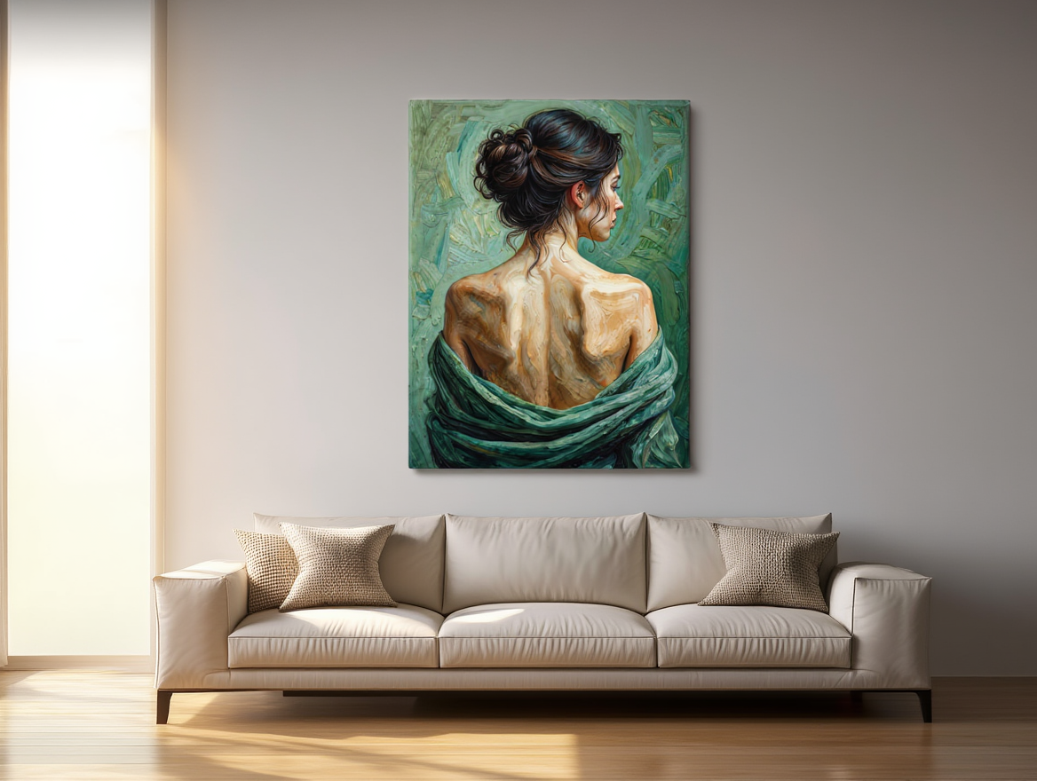 Elegant Portrait - Premium Canvas Art Print