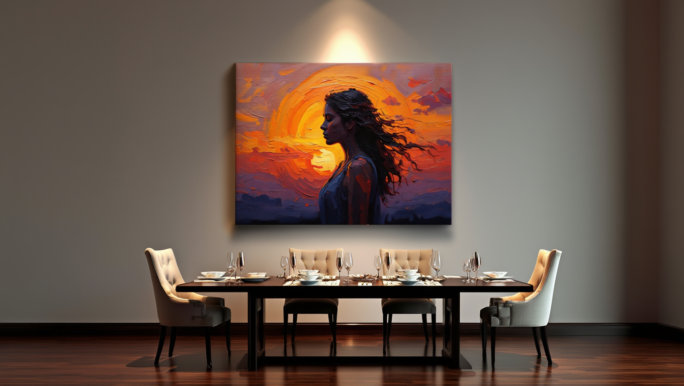 Premium Giclée Art Print (Paper or Canvas) - Sunset Silhouette