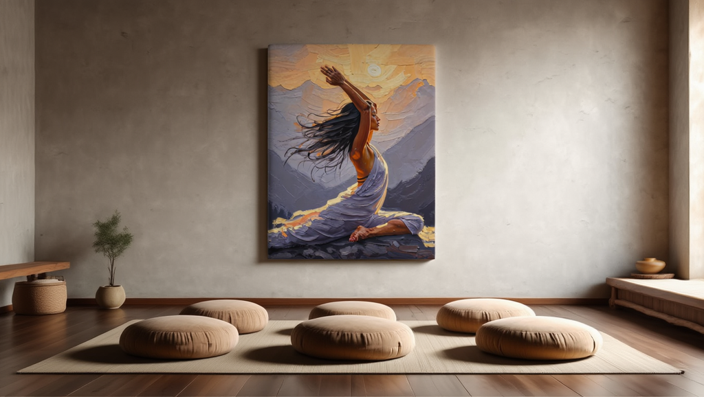 Premium Giclée Art Print (Paper or Canvas) - Mountain Meditation