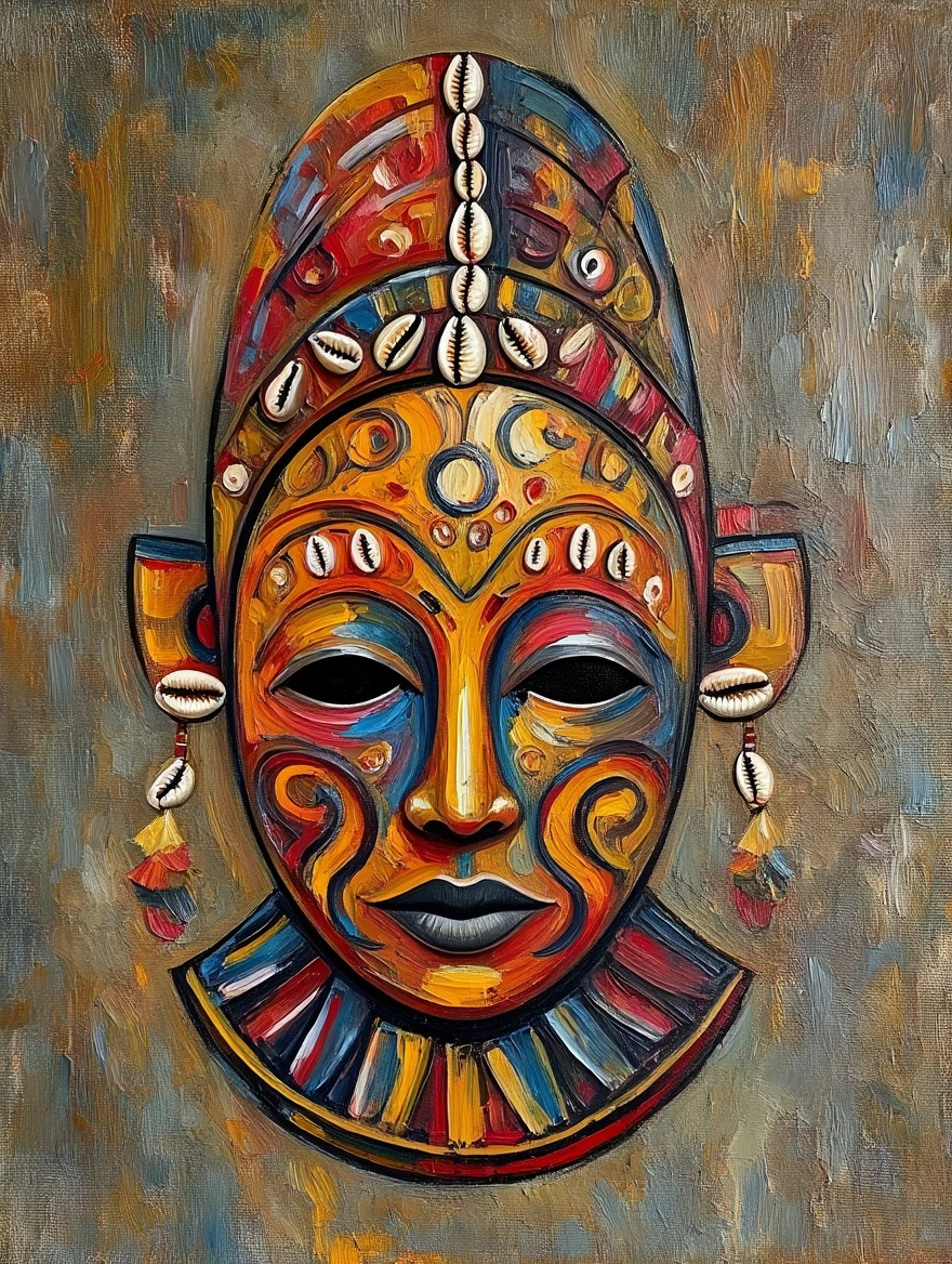 Elegant Portrait Canvas Print - MITUGONI ART Elegant Collection