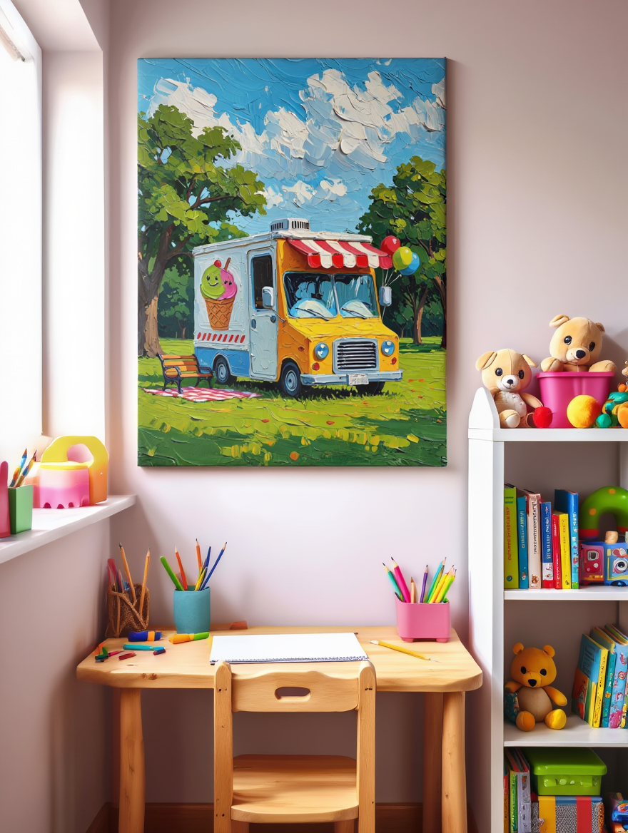 Sweet Treats Express - Premium Canvas Art Print
