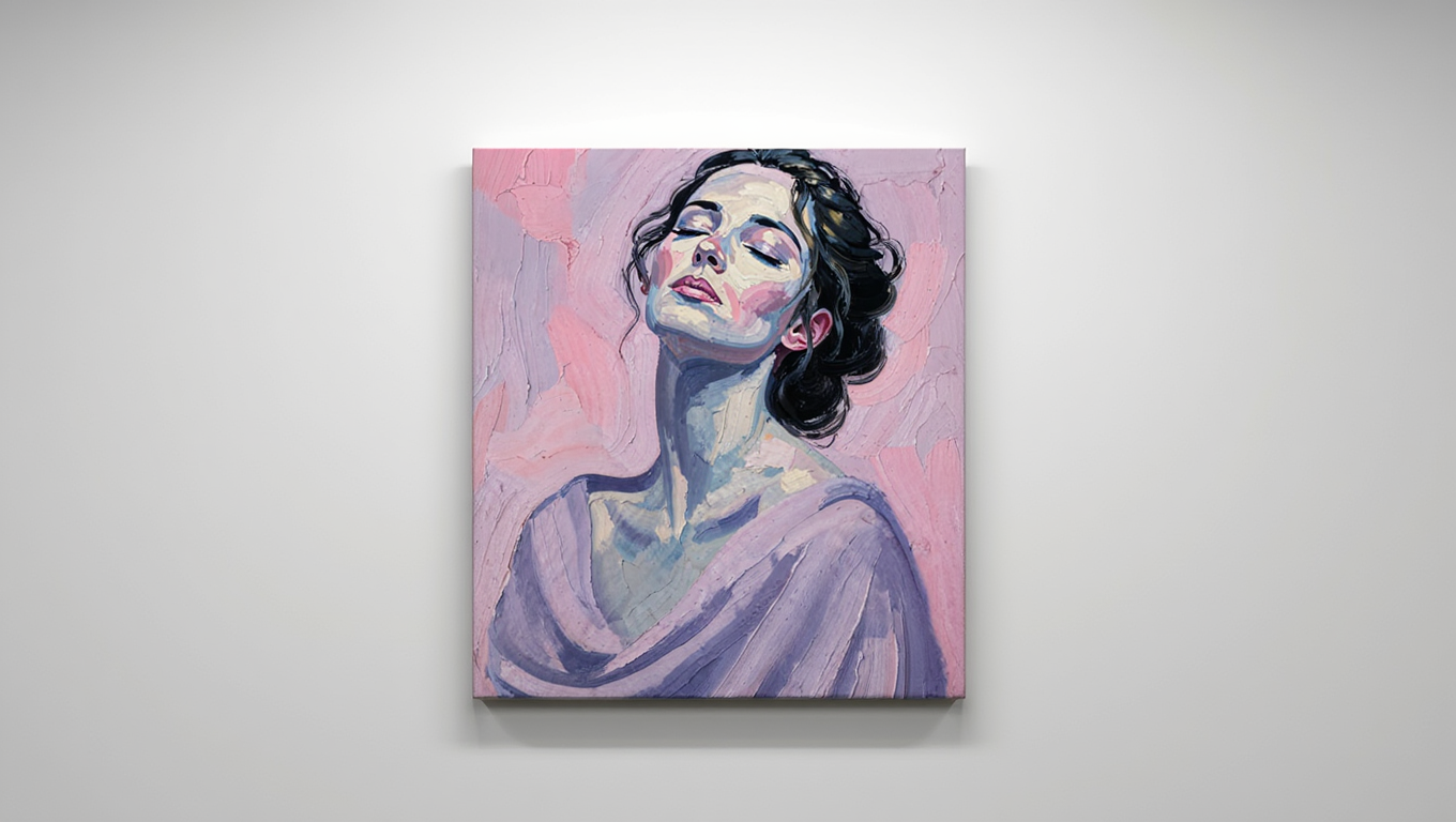 Premium Giclée Art Print (Paper or Canvas) - Ethereal Grace Portrait