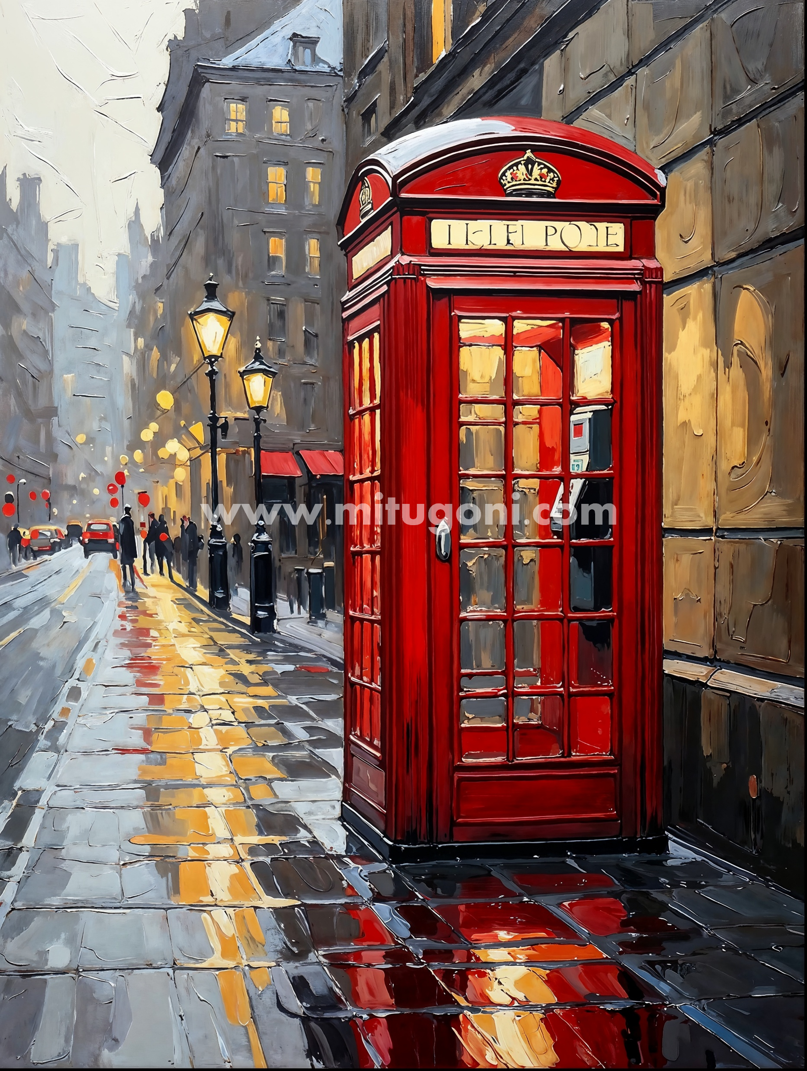 Premium Giclée Art Print (Paper or Canvas) - London
