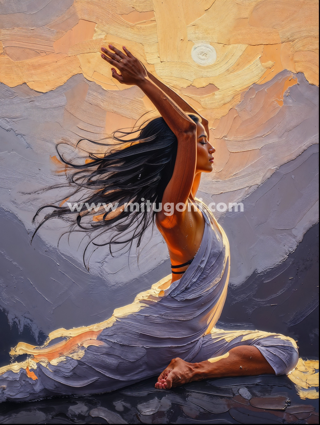 Premium Giclée Art Print (Paper or Canvas) - Mountain Meditation
