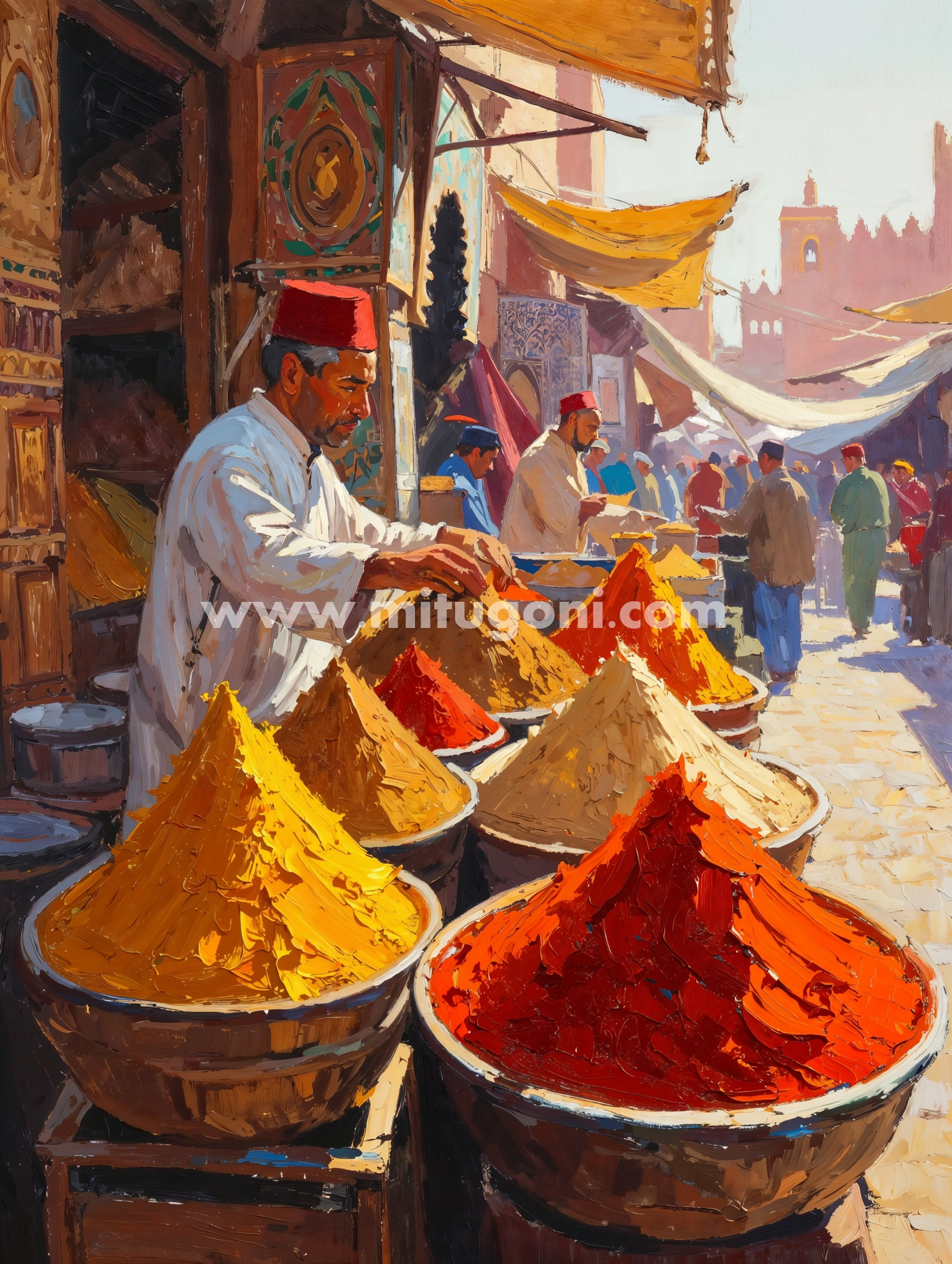 Premium Giclée Art Print (Paper or Canvas) - Marrakech Spice