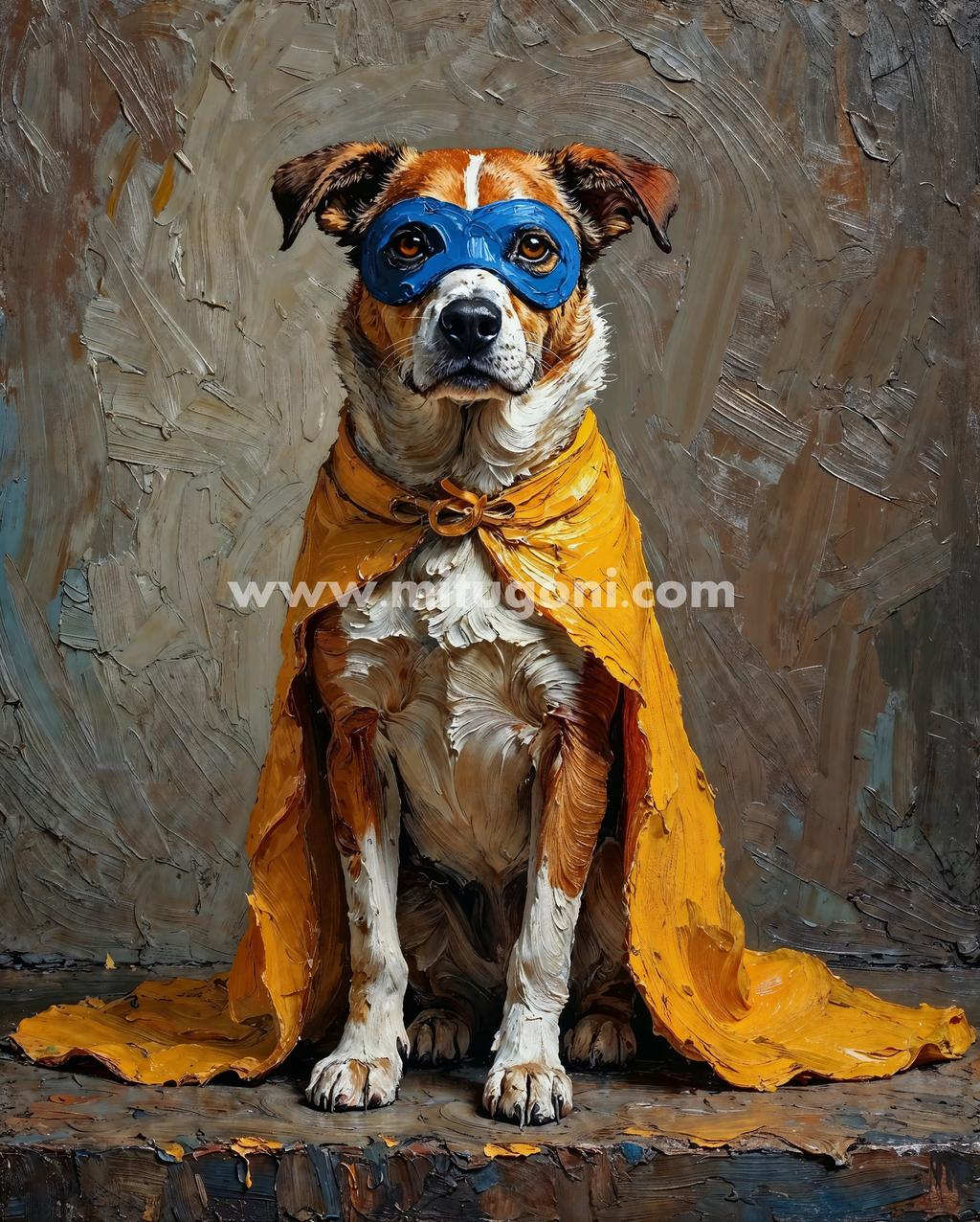 Premium Giclée Art Print (Paper or Canvas) - Super Pup Hero