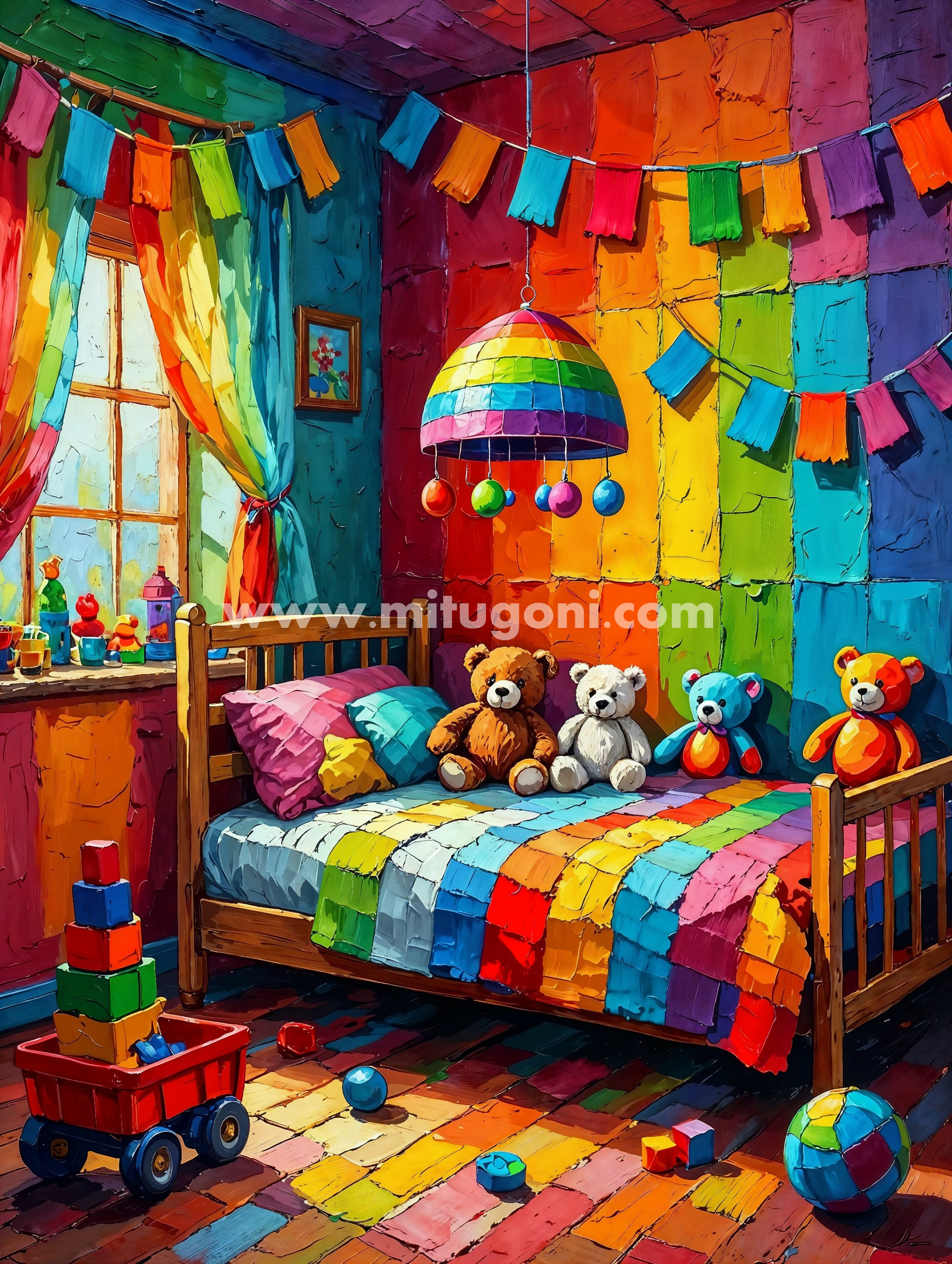 Premium Giclée Art Print (Paper or Canvas) - Rainbow Dreams