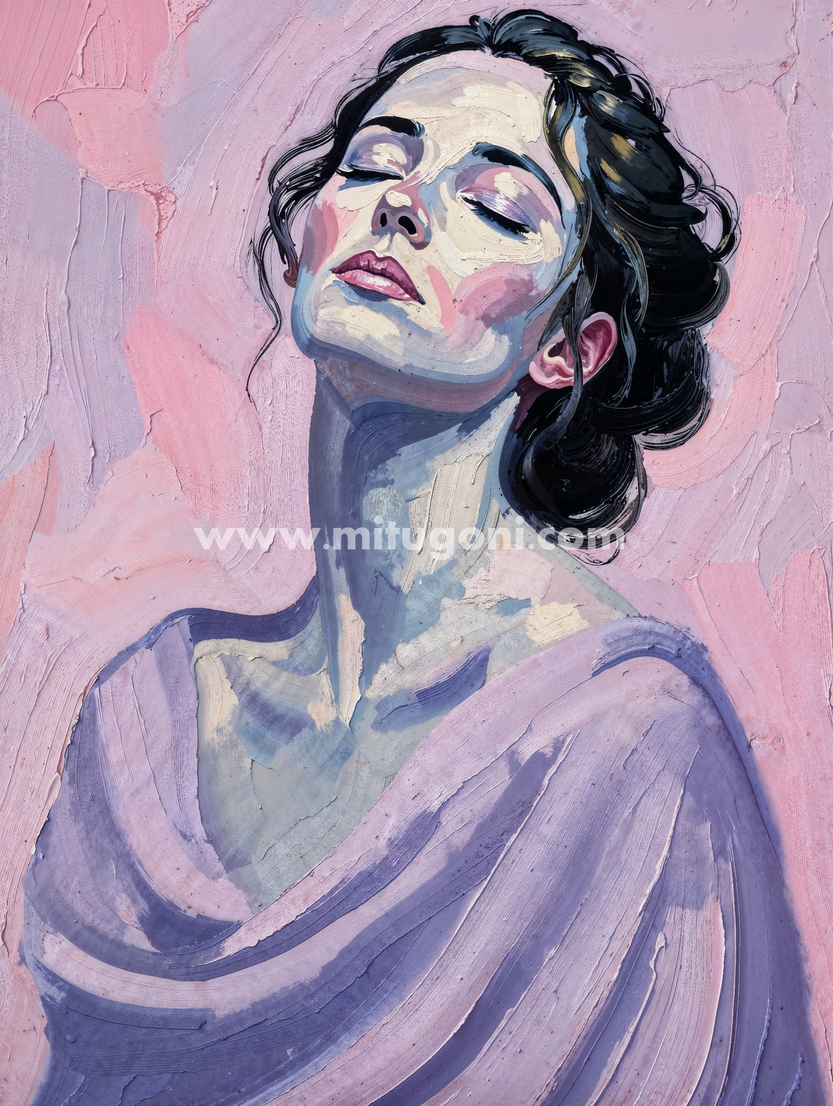 Premium Giclée Art Print (Paper or Canvas) - Ethereal Grace Portrait