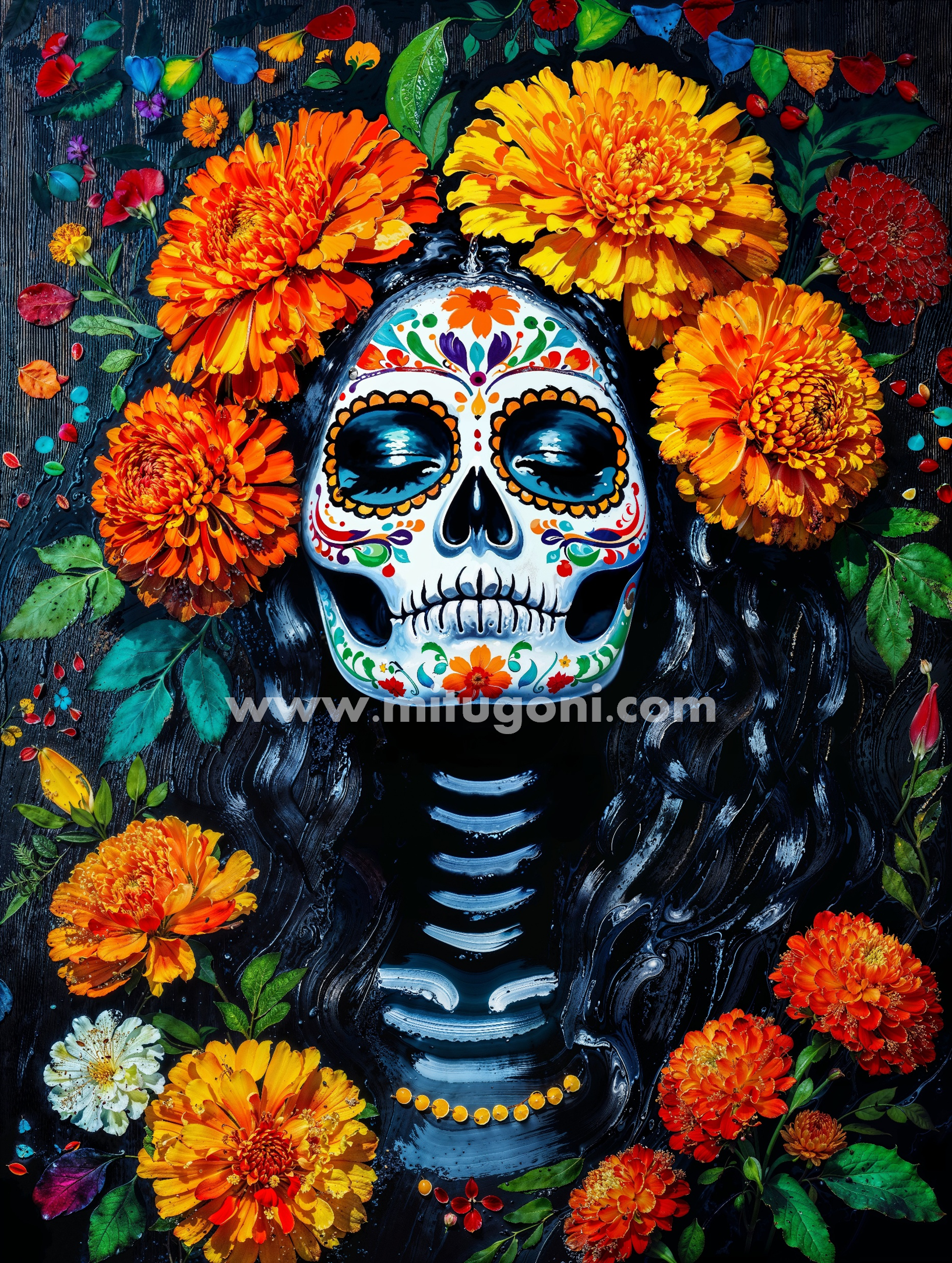 Premium Giclée Art Print (Paper or Canvas) - Day of the Dead