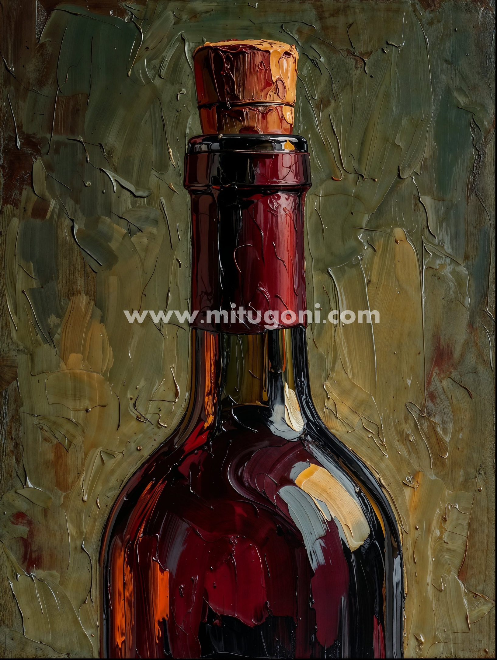 Premium Giclée Art Print (Paper or Canvas) - Vintage Wine Cellar