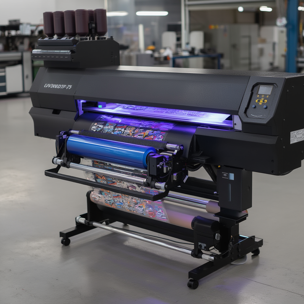 Large inkjet printer in a warehouse setting