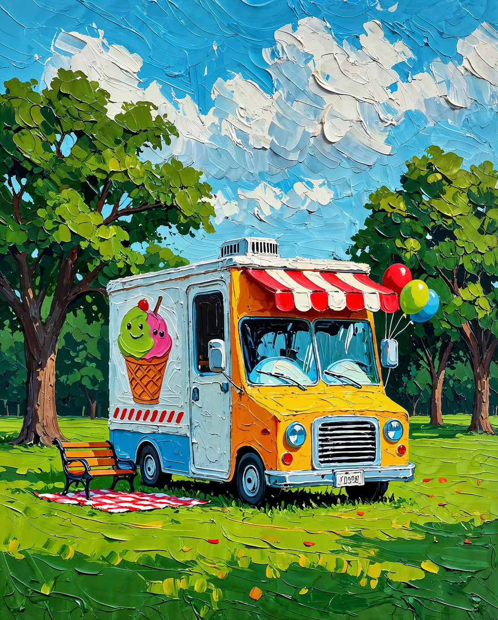 Sweet Treats Express - Premium Canvas Art Print