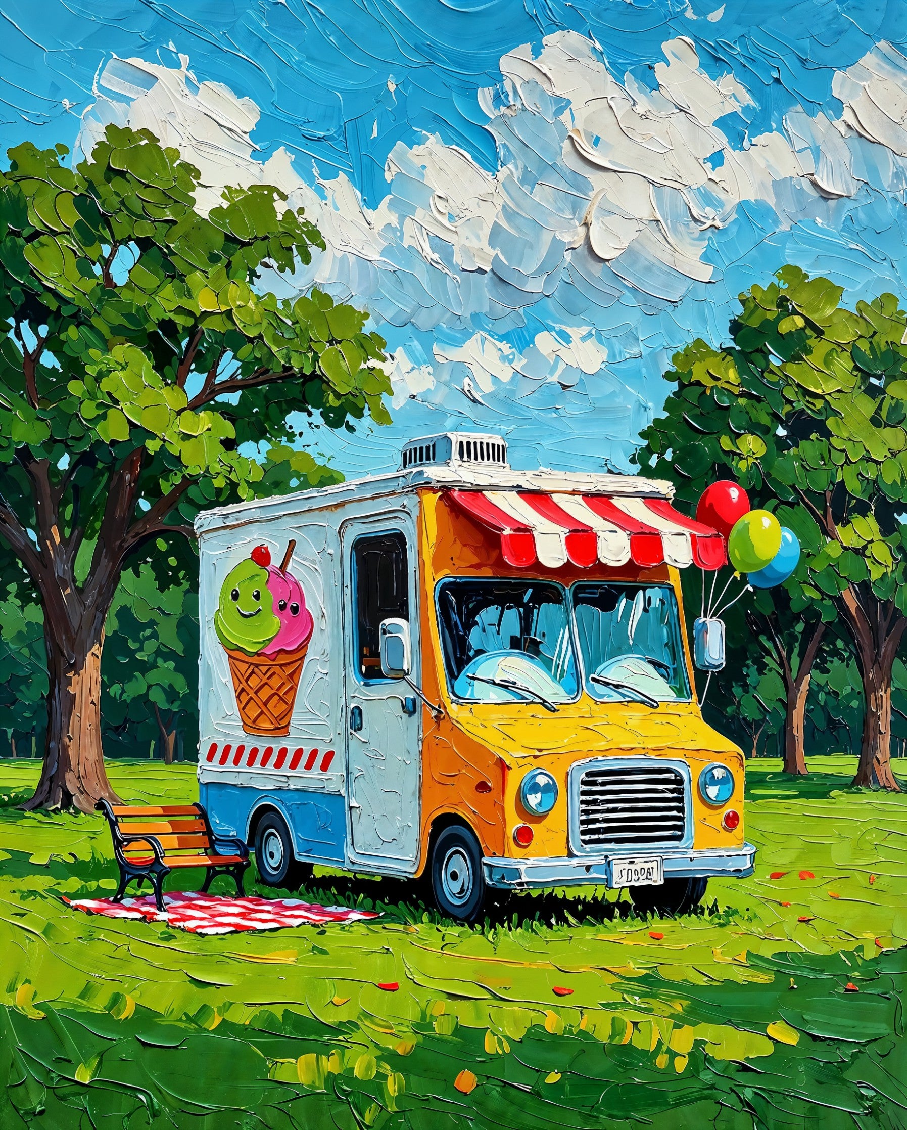 Sweet Treats Express - Premium Canvas Art Print