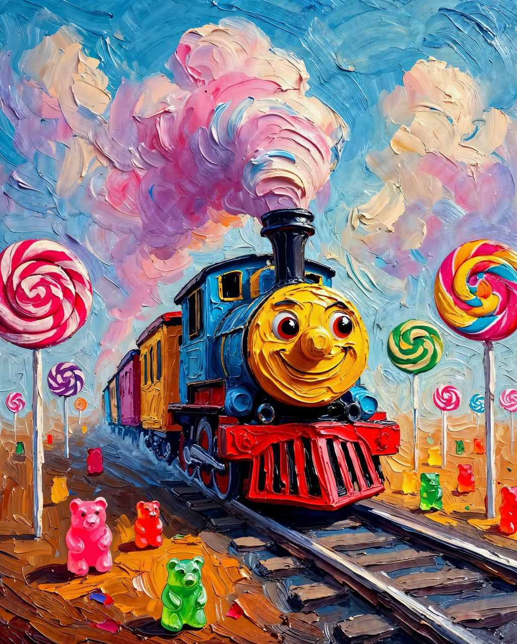 Sweet Journey Express - Premium Canvas Art Print